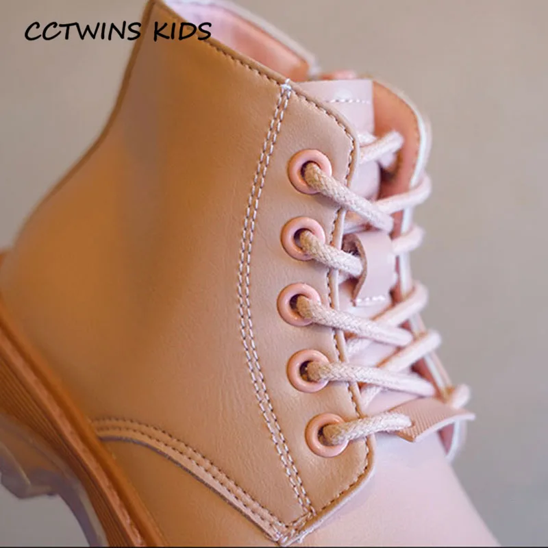 CCTWINS/детская обувь; коллекция года; сезон осень; модные детские ботильоны; кожаная обувь для мальчиков и девочек; брендовые Ботинки martin; MB045