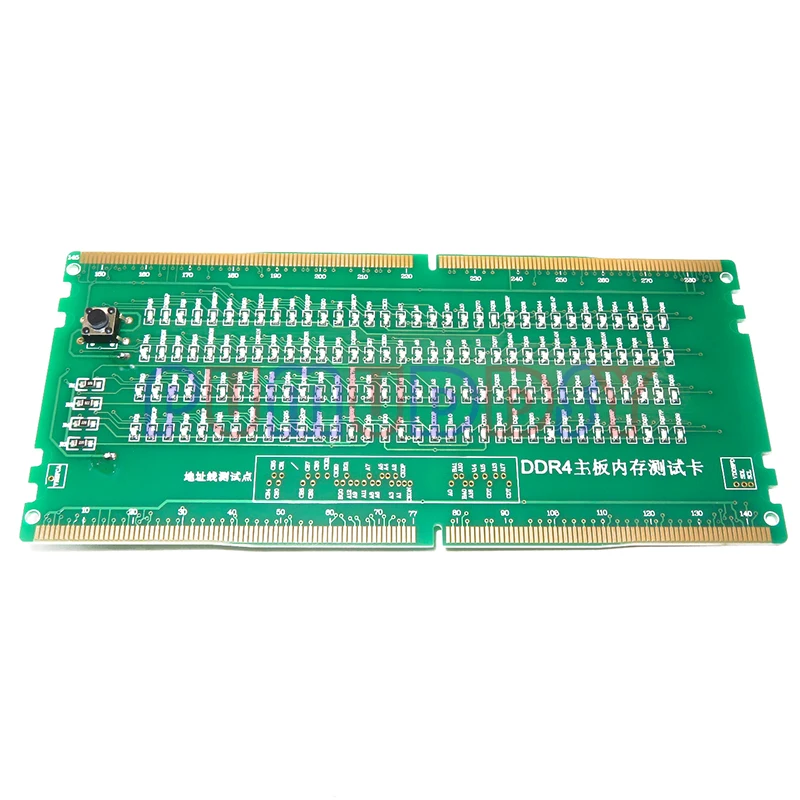 Laptop Motherboard Memory Slot DDR2 / DDR3 /DDR4 Diagnostic Analyzer Test Card SDRAM SO-DIMM Pin Out Notebook LED Tester Card B