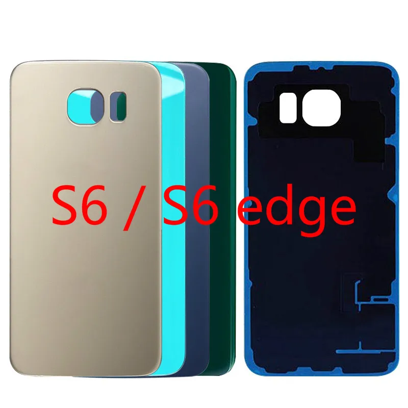 Для samsung Galaxy S6 edge G920F G925F SM-G920F SM-G925F задняя крышка корпус мобильного телефона задний Чехол S6 edge батарея стеклянный чехол