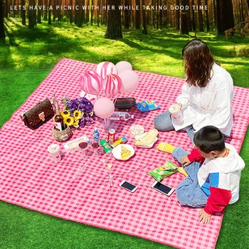 

150x200cm Camping Mat Picnic mats Outdoor Beach tent Mat Blanket children Plaid Baby rug Moisture-proof pad