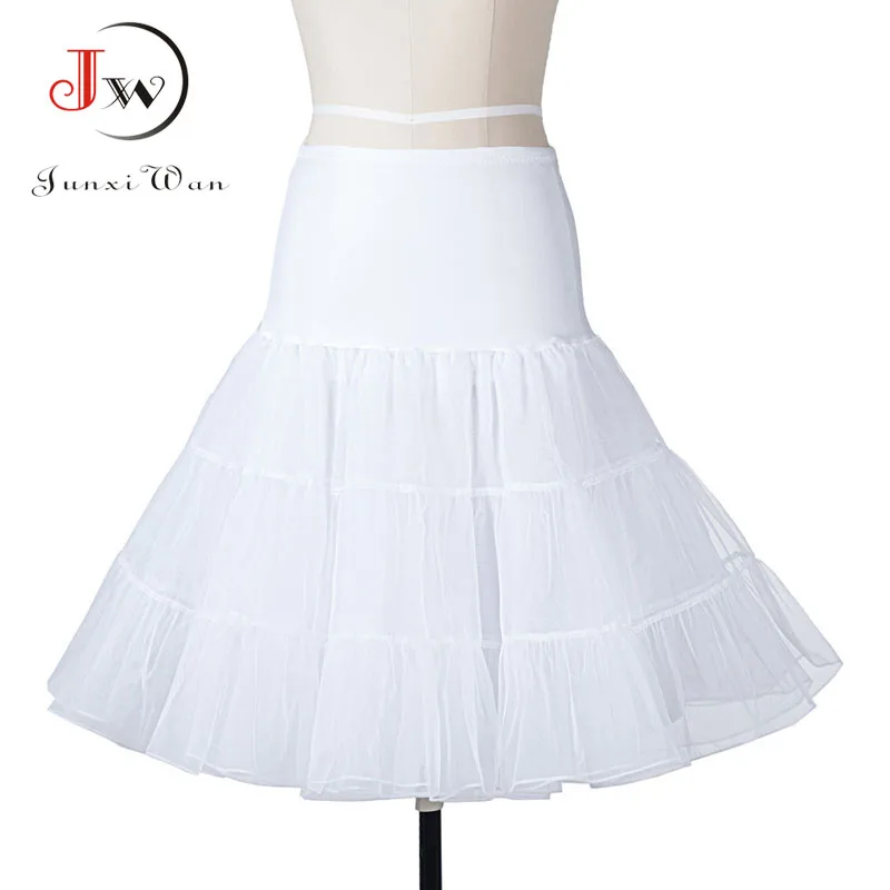 Белое платье с нотами, летнее женское платье с высокой талией, цветочный подиум, сарафан, туника, халат, элегантное винтажное ретро платье в стиле рокабилли - Цвет: Pettiskirt White