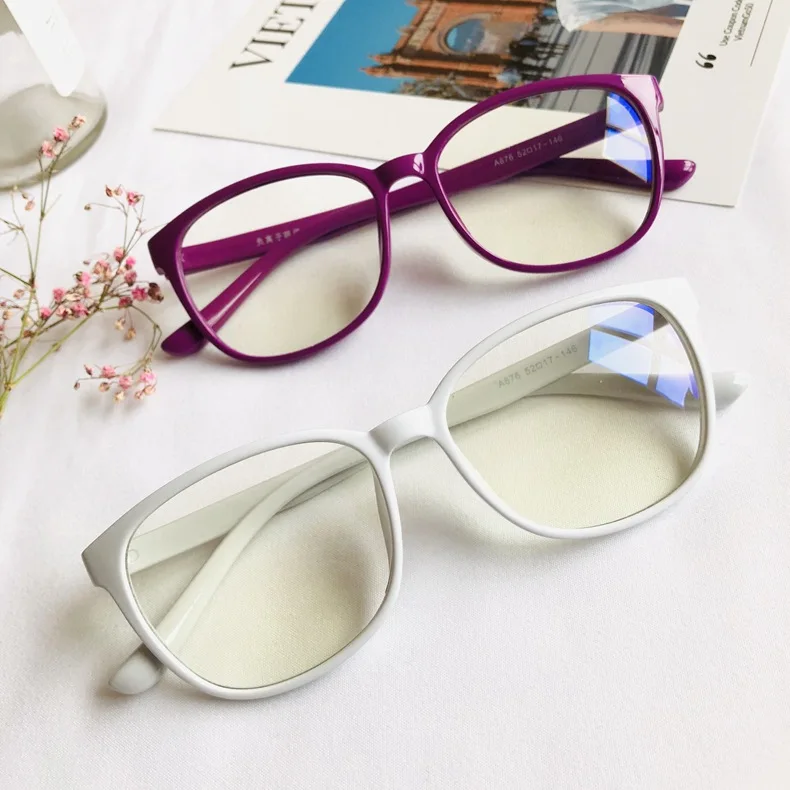 

New Style Korean-style Retro Anti-Blueray Radiation Glasses Square Watch Mobile Phone Computer Eye-protection Goggles Network Re