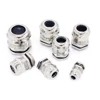 Waterproof Cable Gland Connector IP68 Nickel Plated Brass Metric Cable M8 M10 M12 M14 M16 M18-M36 Fit 18-25mm for 4-8mm Cable ► Photo 2/6