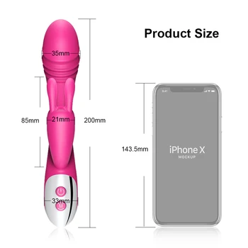 Rabbit Vibrators For Women Clit Clitoris Powerful Stimulator Dildo Penis Vibrator Female Erotic Goods Sex Machine Toy for Adults 6
