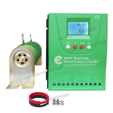 

12V 24V 48V 2800W MPPT Hybrid Solar Wind Power Charge Controller Booster PV Wind Turbine Generator For Lifepo4 Litthium GEL Lead