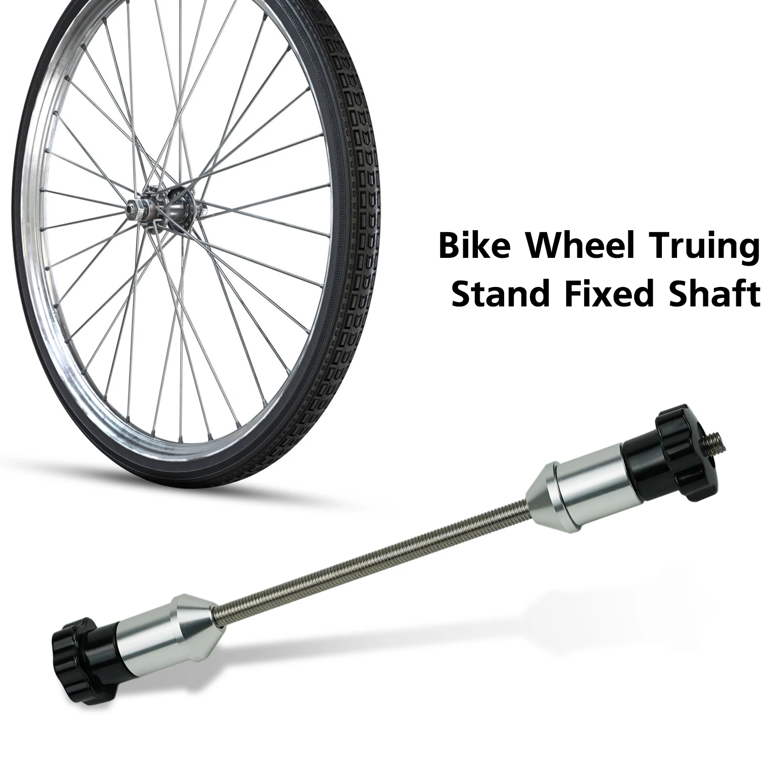 Bike Wheel Truing Stand Platform Up Mechanic Shaft 12/15/20mm Bicycle Hub Fixed Shaft Rod Bike