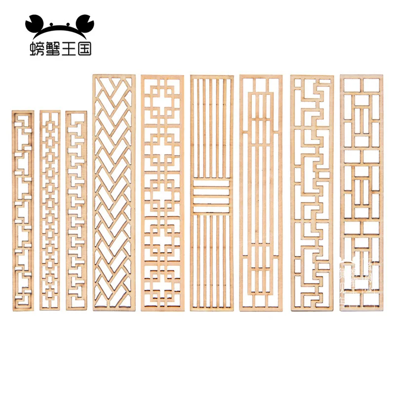  Crab Kingdom Chinese Style Building Model Material Sand Table Scene Accessories Hui-Style Architect