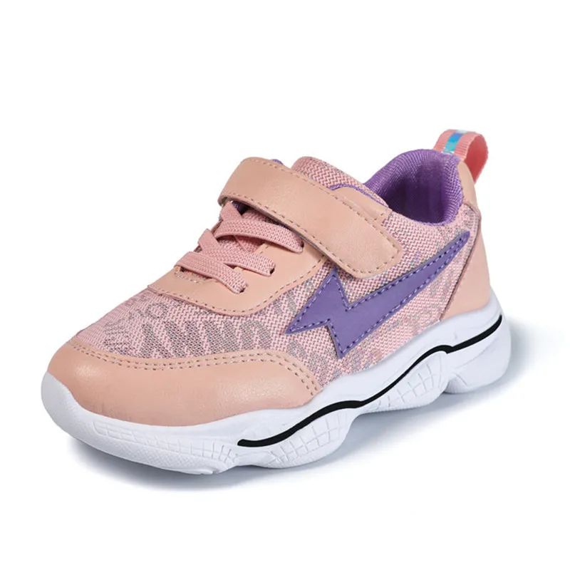 Pink Zapatillas De nyino Sapatos Filla Masculino Tenis; коллекция года; Модная Повседневная дышащая обувь с сеткой для малышей; детские кроссовки для девочек и мальчиков - Цвет: Pink