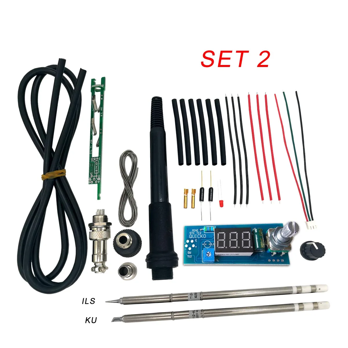 Elektrische Einheit LED Digital Lötkolben Station Temperaturregler DIY Kits Verwendung für HAKKO T12 Griff Vibrationsschalter Tipps – Detail 2