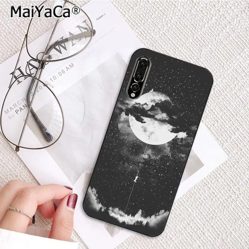 sky Space planet Black and white sun Moon stars 