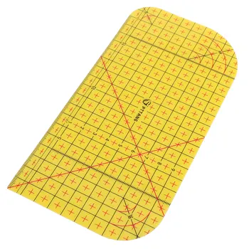 

1PC Sewing Ruler Creative Convenient Practical Durable Cloth Cutting Rulers Patchwork Sewing Tool for Home