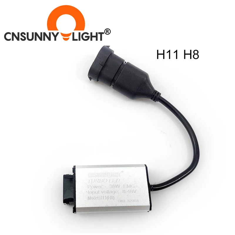 T1 Car LED Light Driver Ballast Ignition H4 H7 H1 H11 H8 9005 9006 9004 9007 H13 Plug 35W/40W 8-48V for CNSUNNYLIGHT Headlights