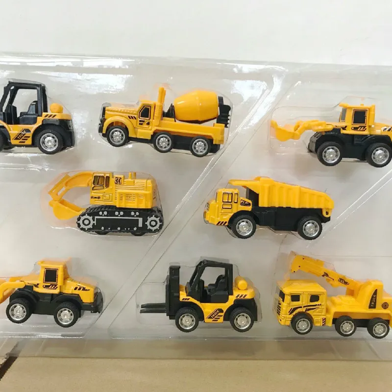 Alloy engineering car gift box set toys for children 5