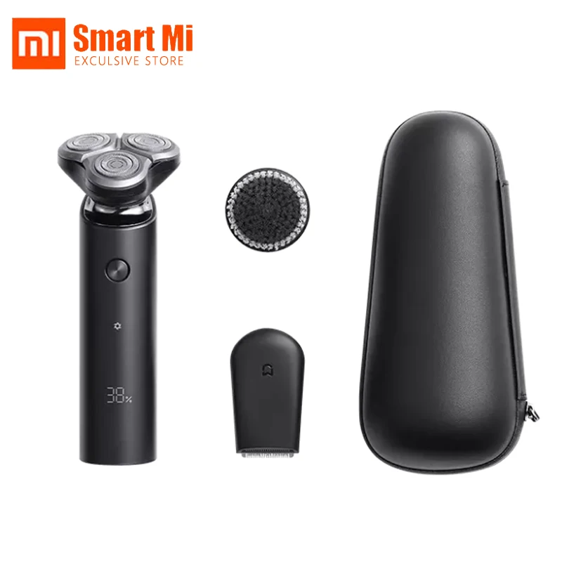 Электробритва Xiaomi Mijia S500C с 3 гибкими бритвенными головками для сухого и влажного