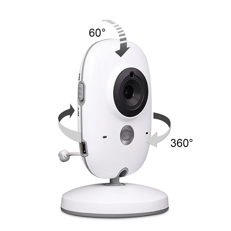 

Wireless LCD Audio Video Baby Monitor Radio Nanny Music Intercom 24h Portable Baby Camera Talkie Walkie Babysitter