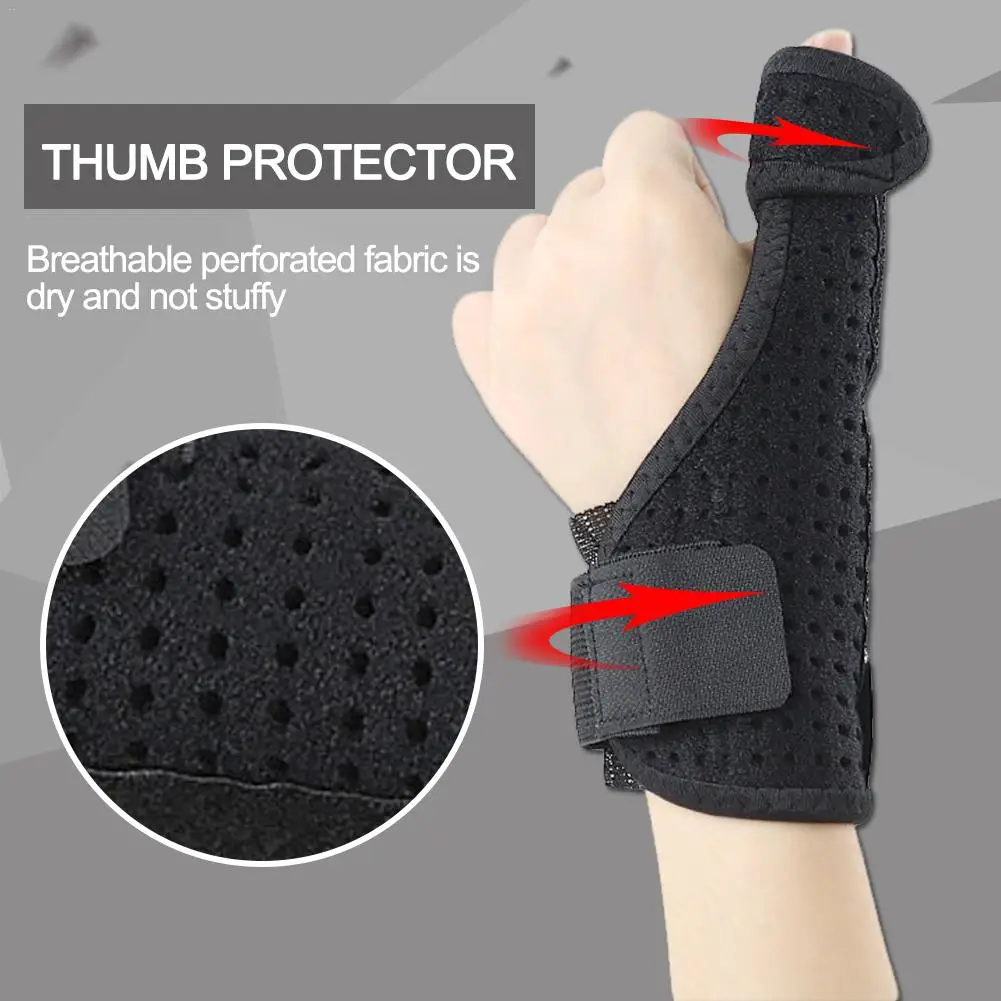 

Lightweight And Breathable Wrist Hand Support Protector Thumb Wrist Stabilizer Splint For Pain Relief Sports Safety Accessories