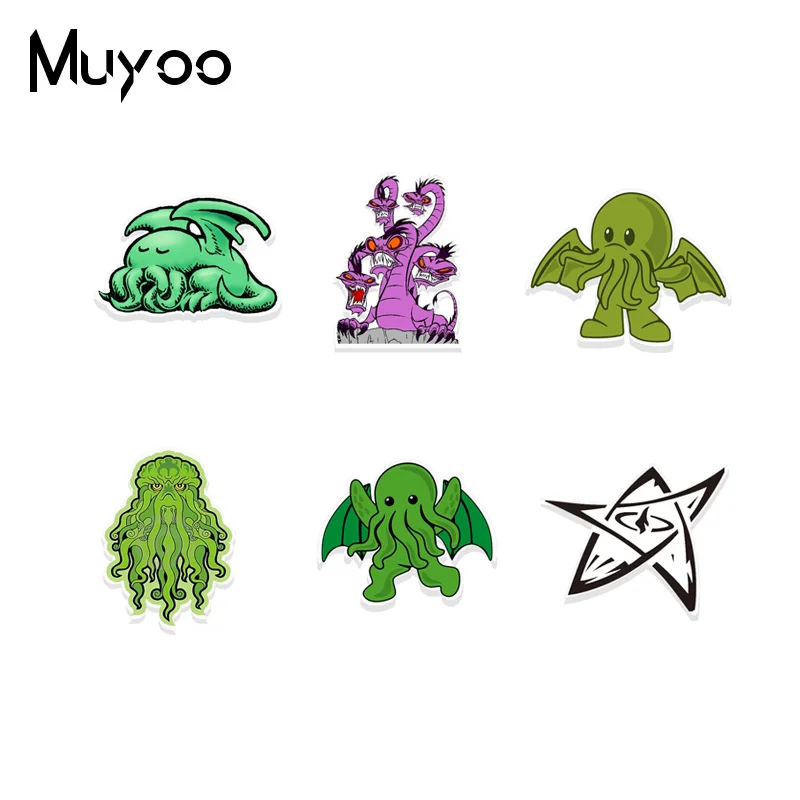Акриловая брошь Cthulhu Symol в виде сумки аксессуар для одежды 2019|Броши| |