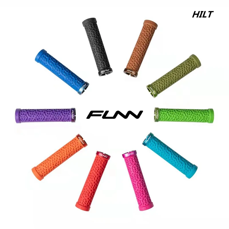 【特価商品】Funn ヒルト (Hilt) 自転車 ハンドルグリップ - 片側ロックオンクランプ付き バイク グリップ - マウンテンバイク 、 クロスバイク 、 BMX 自転車 に適用、滑り止めゴム製、 超軽量 Funn ヒルト (Hilt) 自転車 ハンドルグリップ - 片側ロック -