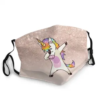 

Adult Big Mouth Print Face Fabric Masks Rainbow Unicorn Mouth Cover Reusable Protection Dust Washable Masks Proof Bacteria Mask