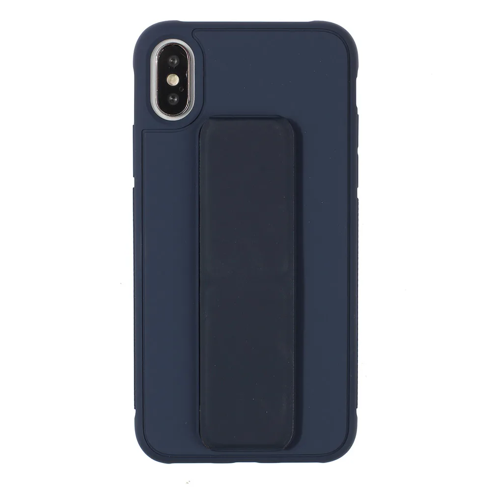 KISSCASE однотонный чехол для телефона iPhone 6 7 8 X XS XR 7Plus 8Plus Fundas Capa кронштейн, чехол для телефона для iPhone XS MAX Capinhas