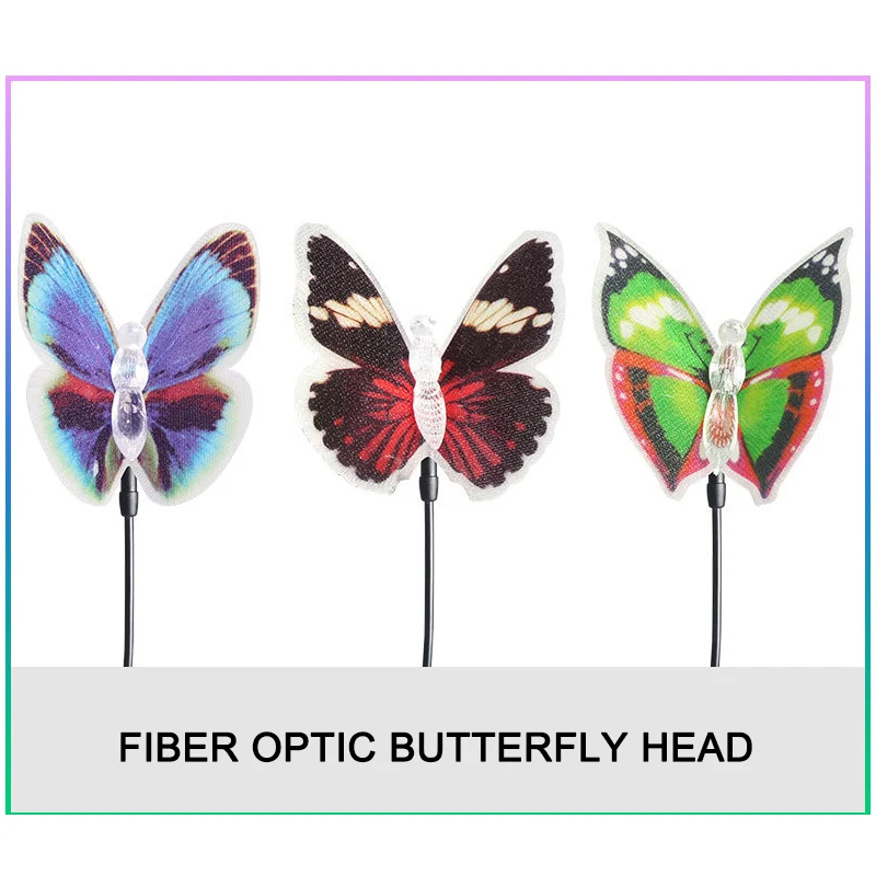 Novel Solar Powered Butterfly Lawn Stake Lights Waterproof Decorative for Outdoor Garden Shipping