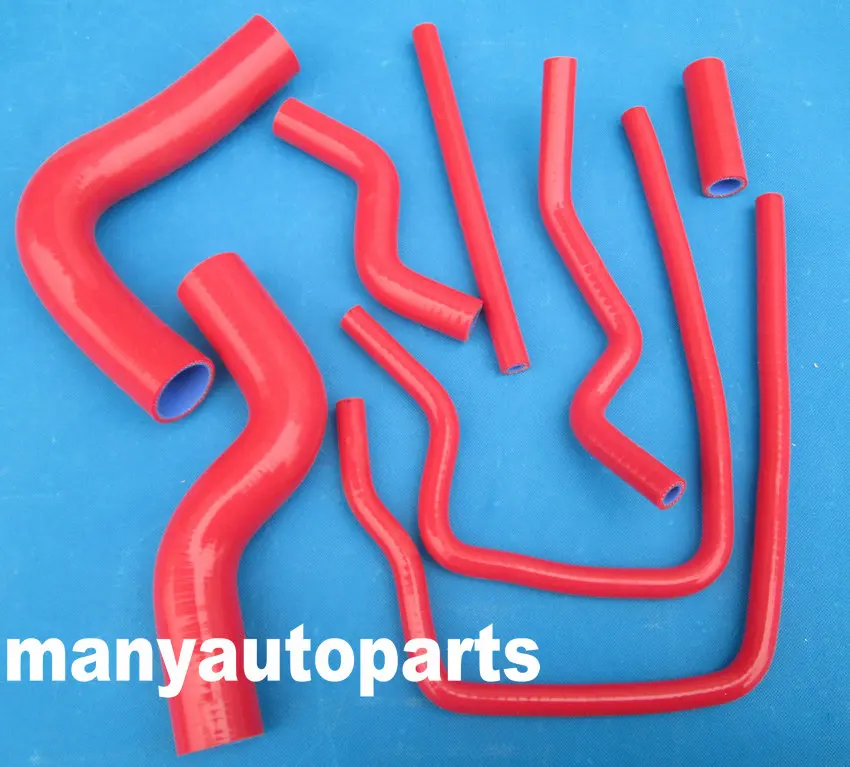 Силиконовый шланг радиатора для Subaru Impreza WRX STI GC8/EJ20 Ver 3-6 96 97 98 99 00 черный