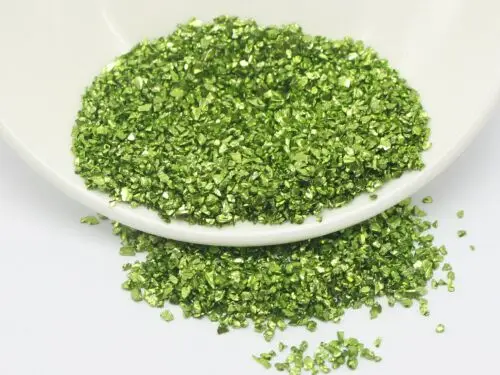 Soft Green 45 г стеклянные дробленые чипсы неправильной формы для нейл-арта Типсы+ коробка для хранения - Цвет: Soft Green