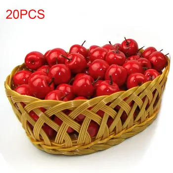 

20pcs Props Vegetable Model Educational Artificial Fruit Toy Set Kids Gift Home Decor Props Mini Artificial Fruit
