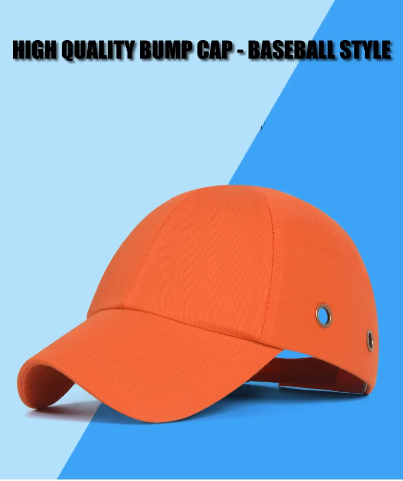 Brand New Bump Cap Work Safety Protective Helmet Hard Baseball Hat Style For Factory Shop Carrying Head Protection herbicide respirator