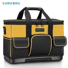 WORKBRO – sac à outils Portable multifonction pour électricien, sac étanche de 13/16/18/20 pouces, organisateur Oxford 1680D, boîte à outils de rangement solide
