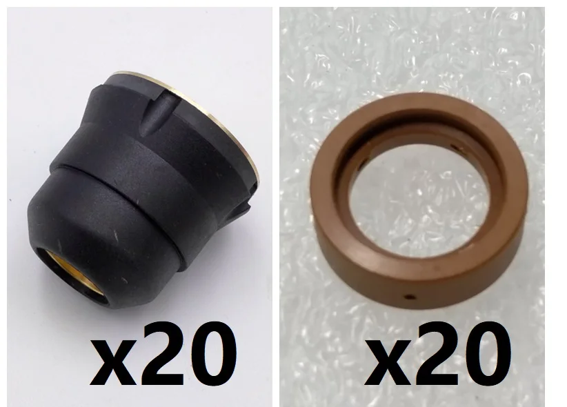 OEM S25 S30 S45 CUT55 PT-40 Trafimet PC0116 плазменный резак оригинальный внешний наконечник Swirl Ring |