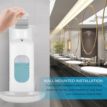 

2020 New Wall Dispenser 500 ml Soap Dispenser Elbow Press Hand Sanitizer Soap Dispenser Bottle For Kitchen Hotel Bathroom