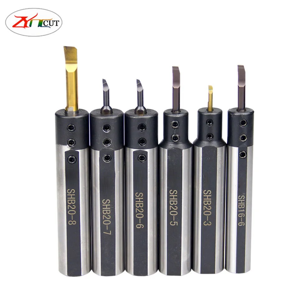 Shb16 Shb203 4 5 6 8 10mm Round Shank Small Aperture Bore Hole Turning