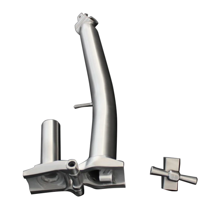 

ABGZ-S Stem for Brompton for 25.4Mm Handbar Titanium Stem for Brompton Folding Bicycle Head Tube S Handlebar Light Weight Titani