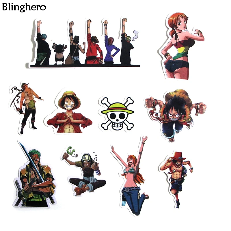 20 компл./лот Blinghero one piece 50 шт./компл. крутые аниме наклейки для скрапбукинга багаж автомобиля наклейки альбом наклейки BH0128