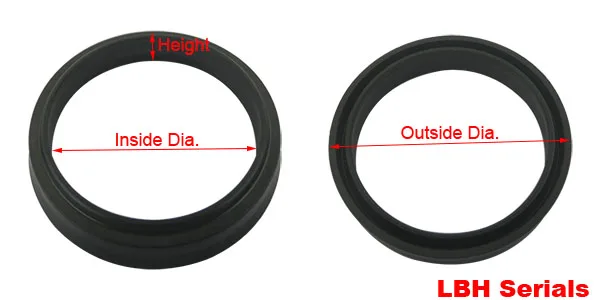 LBH Hydraulic Oil Seal size