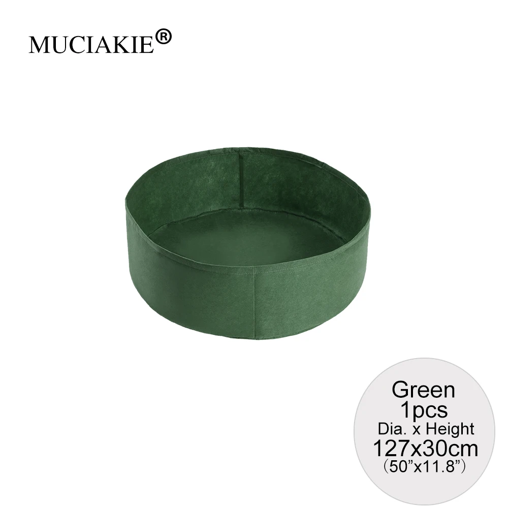 MUCIAKIE, 1 шт., 127x30 см, 100 галлоновый горшок, контейнер для растений, контейнер для выращивания, инструменты, садовые горшки, принадлежности для растений