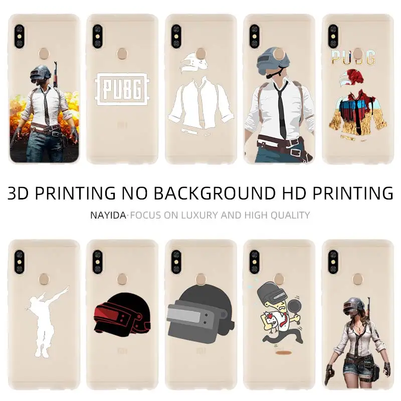 Модный мягкий чехол для Xiaomi Redmi 9A 8A 7A 6A Note 9 8 7 6 5 Pro 8T 9S Coque gane pubg|Бамперы| |