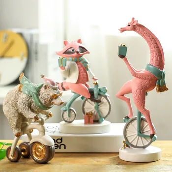 

Creative Lovely Circus Trinkets Girl Heart Home Children's Room Desktop Resin Soft Decoration Birthday Gift