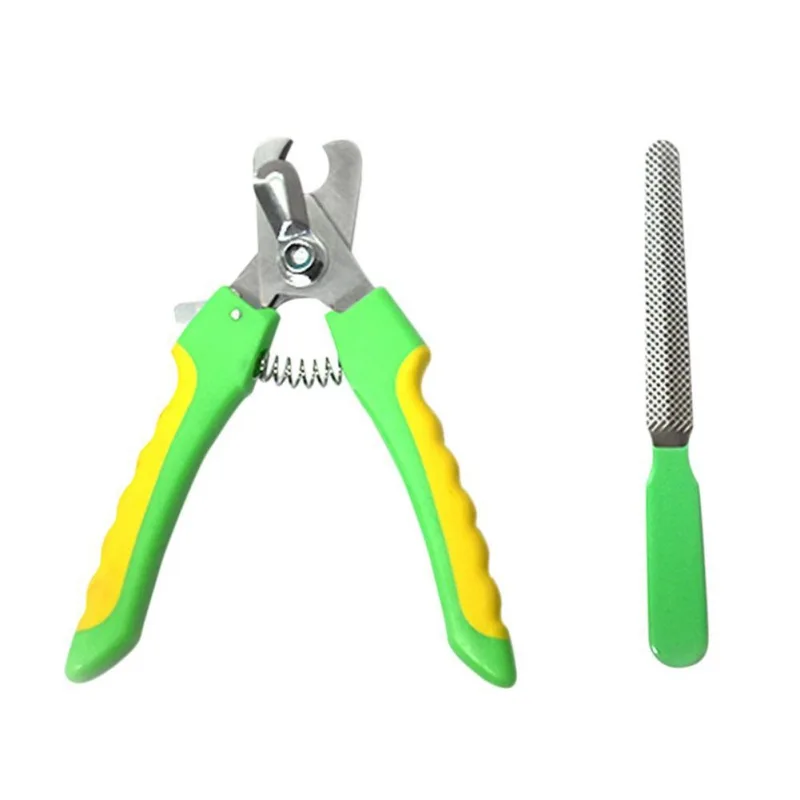 Professional Pet Dog Nail Clipper Cutter Stainless Steel Grooming Scissors Clippers for Animals Cats 1 - Цвет: 4YG
