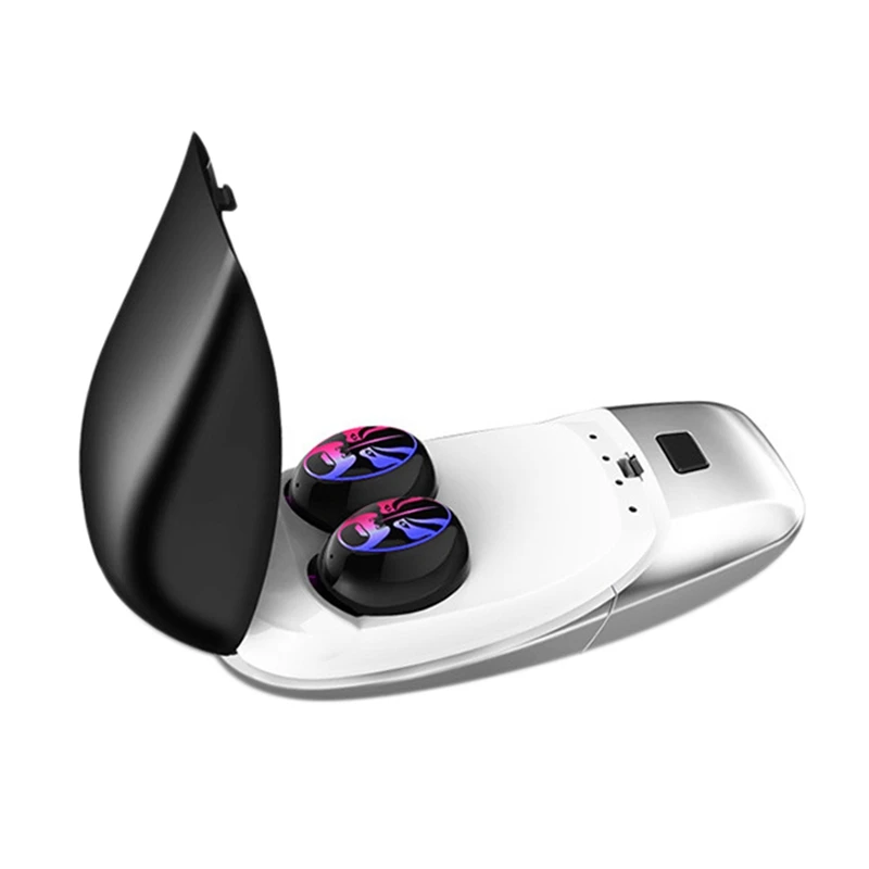 

Tws Bluetooth Headphone 5.0 Wireless Earbuds Hifi 6D Stereo Handsfree Control Noise Cancelling Earphone Gaming Headset For Phone