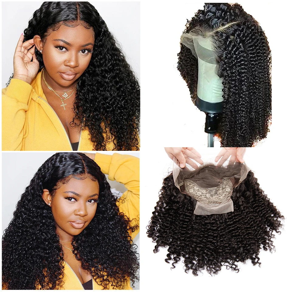 Brazilian-Jerry-Curl-Wig-Curly-Lace-Front-Hgs-Lace-Frontal-Wig-Short-Bob-Pre