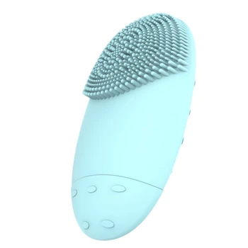 

Blue Electric Facial Cleansing Brush Lansing Mini 2 Skin No Dead Corner Pore Dirts Cleanser Anti Aging Wrinkle Silicone Brush Fo