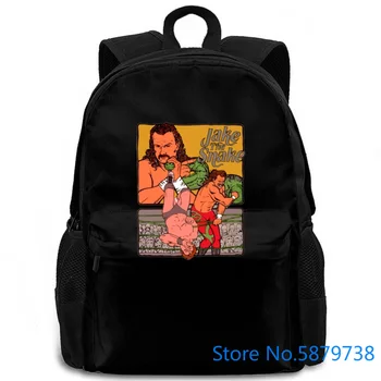 

Jake The Snake Roberts Wrestling Legend women men backpack laptop travel school adult student