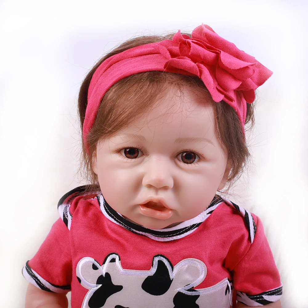 2" Bebe Reborn игрушки для детей, куклы для малышей, мягкие виниловые игрушки для девочек, силиконовые куклы для новорожденных 50 см