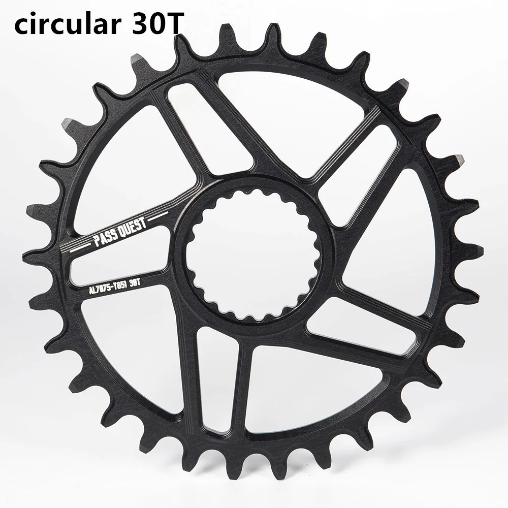 BLACKcircular30T Прямое Крепление передняя Звездочка 32/34/36/38/40 т MTB узкая широкая цепь из колец цепь велосипедная Звездочка для deore xt M7100 M8100 M9100 SHIMANO 12S диаметра окружности болтов - Цвет: BLACKcircular30T