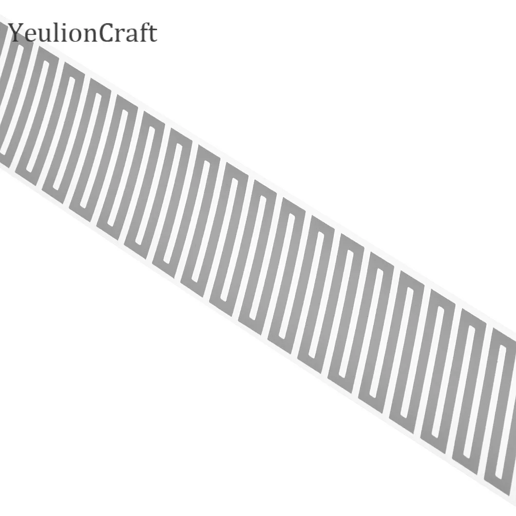 1 YeulionCraft 100x5 см термопереводная фольга горячего тиснения бумажная наклейка виниловая пленка DIY светоотражающая лента Железная на ткани одежда ремесла - Цвет: 1