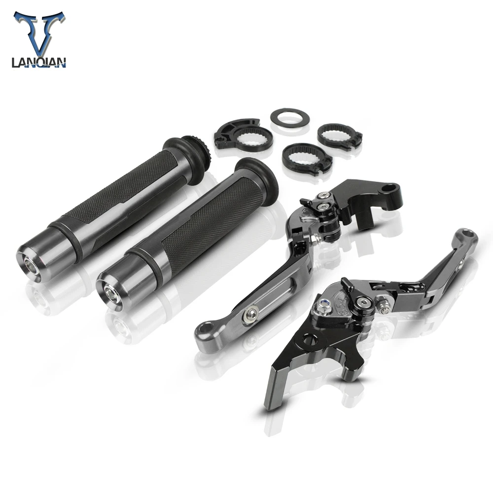 Аксессуары для мотоциклов CNC Регулируемые тормозные рычаги сцепления и ручки с логотипом для YAMAHA XSR 700 ABS