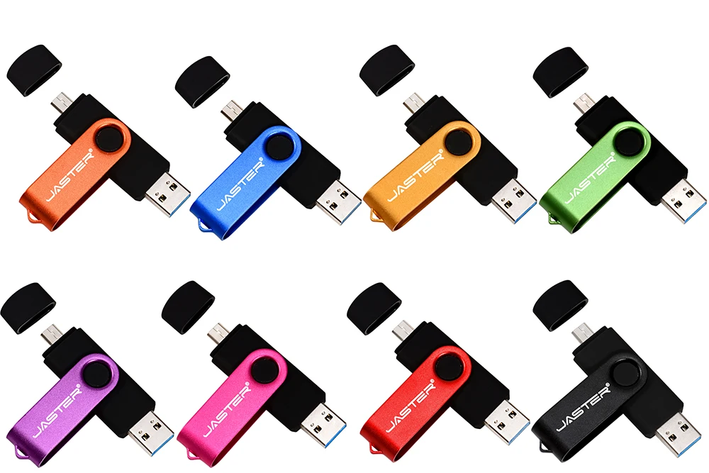 Флеш-накопитель для смартфона JASTER OTG USB Flash Drive cle usb 3,0 stick 64G otg pen drive 4g 8g 16g 32g 128G opslag apparaten