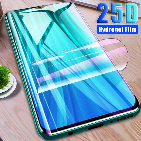 25D полное покрытие гидрогель пленка для Xiaomi Redmi Note 7 8 5 6 iPad Pro Экран протектор 7A K20 6A